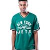New York Jets V-Neck Mesh Jersey