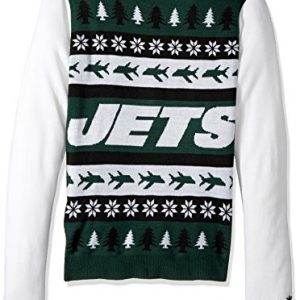 New York Jets Wordmark Ugly Sweater