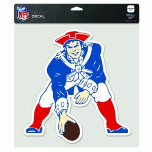 Pat Patriot New England Patriots Sticker 8x8 Inch