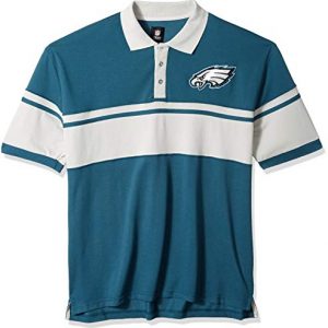 Philadelphia Eagles Golf Shirt Polo Striped