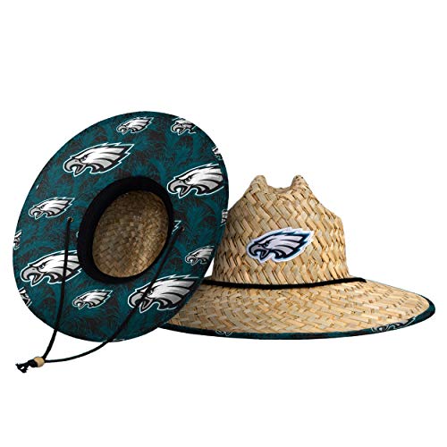 Philadelphia Eagles Straw Sun Hat Floral Pattern