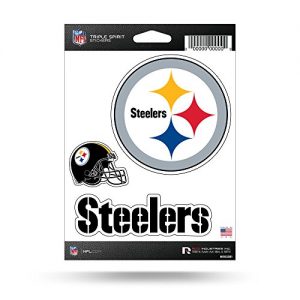 Pittsburgh Steelers Sticker Sheet 3-Pieces