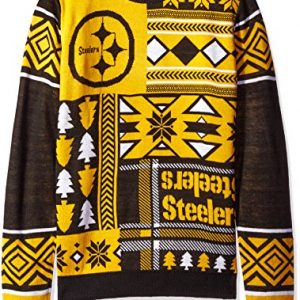 Pittsburgh Steelers Ugly Sweater Patches Pattern
