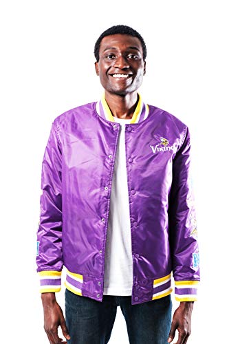 Purple Minnesota Vikings Varsity Jacket