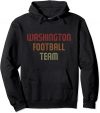 Retro Washington Football Team Hoodie Pullover