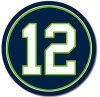 Seattle Seahawks #12 Twelfth Man Sticker