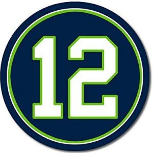 Seattle Seahawks #12 Twelfth Man Sticker