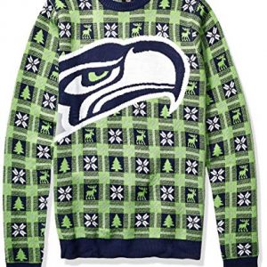 Seattle Seahawks Big Logo Ugly Sweater