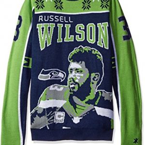Seattle Seahawks Russell Wilson Ugly Sweater
