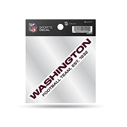 Washington Football Team Sticker 4x4