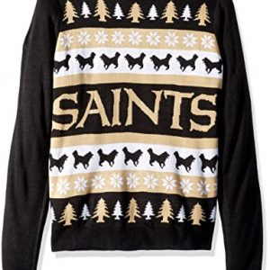 Wordmark New Orleans Saints Ugly Sweater