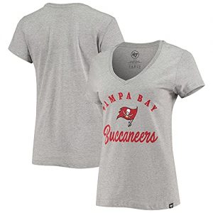 '47 Women's Heathered V-Neck Tampa Bay Buccaneers T-Shirt