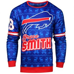 Bruce Smith Buffalo Bills Ugly Sweater