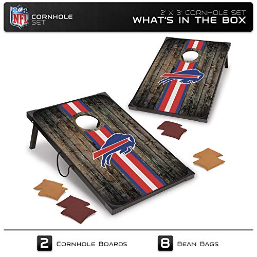 Buffalo Bills 2' x 3' Deluxe Cornhole Set with 8 Bean Bags
