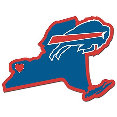 Buffalo Bills Home State Decal New York