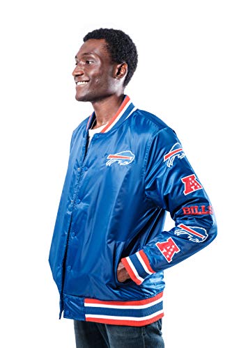 Buffalo Bills Varsity Jacket With Logo Patch
