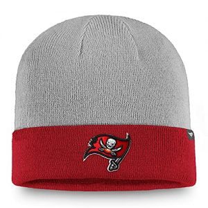 Fanatics Men's Heathered Gray/Red Tampa Bay Buccaneers 2-Tone Cuffed Knit Hat