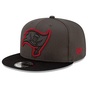 New Era Pewter/Black Tampa Bay Buccaneers Snapback Hat