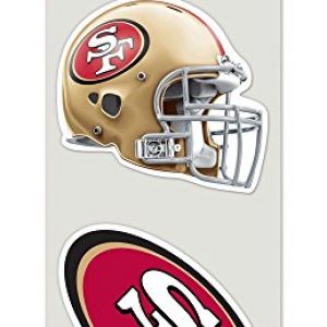 San Francisco 49ers Sticker Set 2-Pack 4"x4"