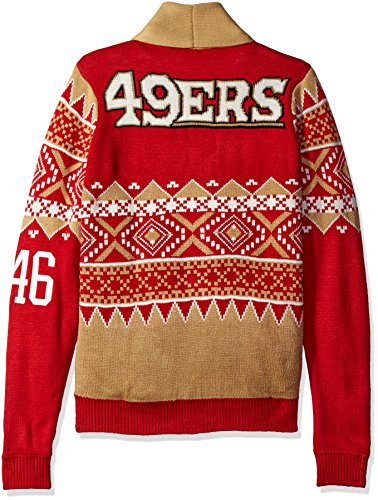 San Francisco 49ers Ugly Sweater Cardigan