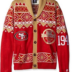 San Francisco 49ers Ugly Sweater Cardigan