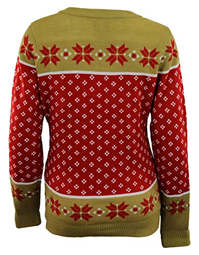 San Francisco 49ers Women's Ugly Sweater V-Neck