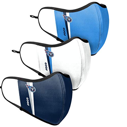 Tennessee Titans Face Mask 3-Pack