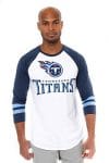Tennessee Titans Raglan Baseball 3/4 Long Sleeve T-Shirt