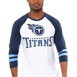 Tennessee Titans Raglan Baseball 3/4 Long Sleeve T-Shirt
