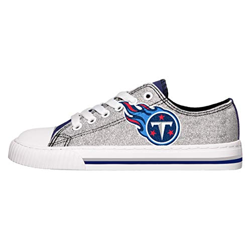 Tennessee Titans Women's Low Top Canvas Sneakers