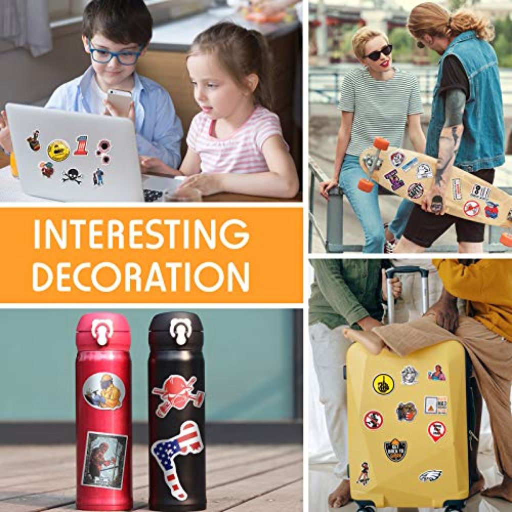 250 piece Sticker Pack Funny Stickers for Hard Hats, Tool Boxes