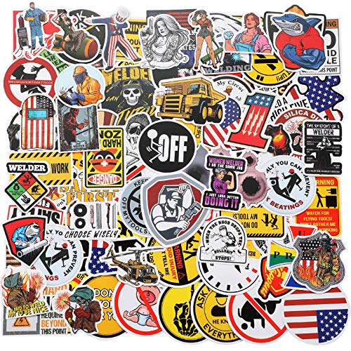 250 piece Sticker Pack Funny Stickers for Hard Hats, Tool Boxes, Construction, Welding, Union, Military, Ironworker, Lineman, Oilfield, Electrician, Pipeliner