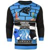 3D Carolina Panthers Ugly Sweater