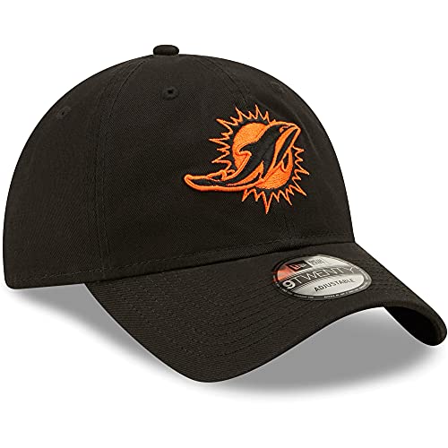 Black Core Classic Miami Dolphins Adjustable Hat
