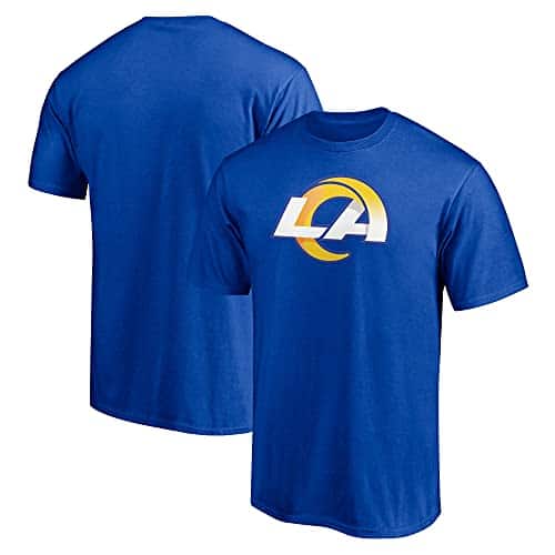 Blue Los Angeles Rams Team Logo T-Shirt