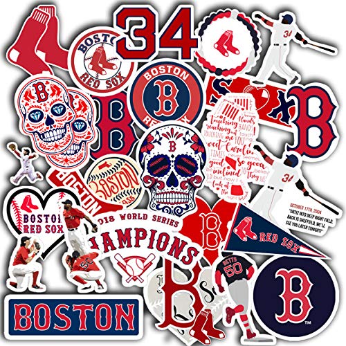 Boston Red Sox Sticker Sheet 30-Piece Set