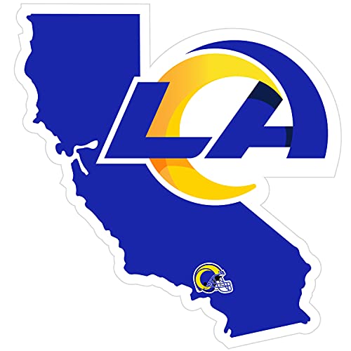 California Home State Los Angeles Rams Sticker
