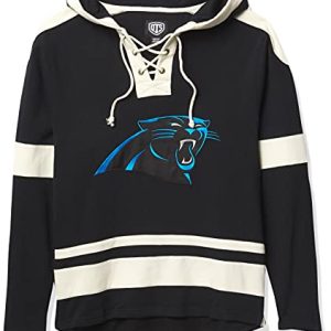 Carolina Panthers Hoodie OTS Men's Lace-Up Pullover