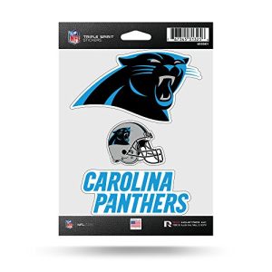 Carolina Panthers Sticker Sheet 3-Pack