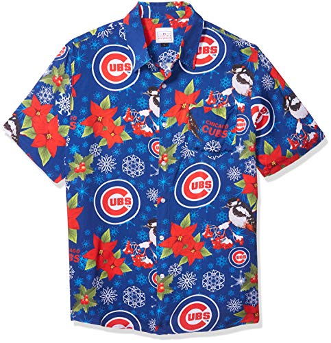 Chicago Cubs Mistletoe Button Down Shirt