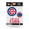 Chicago Cubs Stickers Triple Spirit 3-Pack
