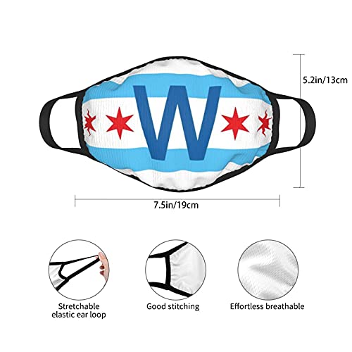 Chicago Cubs Wrigley Field Flags Dust Face Mask