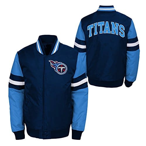 Color Blocked Tennessee Titans Varsity Jacket Youth Size