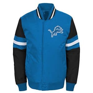 Color Blocked Varsity Detroit Lions Jacket Youth Sizes