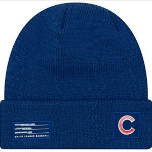 Cuffed Blue Chicago Cubs Beanie Knit Hat