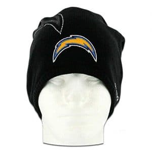 Cuffless Knit Los Angeles Chargers Beanie