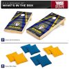 Deluxe Wood Los Angeles Rams Cornhole Set with 8 Bags 2x4’