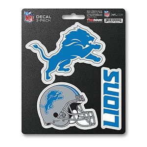 Detroit Lions Sticker Decal Set 3-Pack