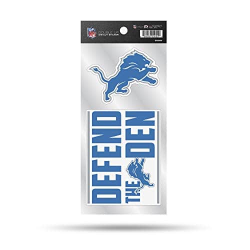 Detroit Lions Sticker Sheet 2-Pack