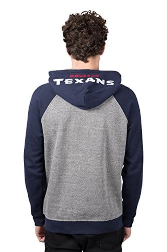 Full Zipper Raglan Houston Texans Hoodie